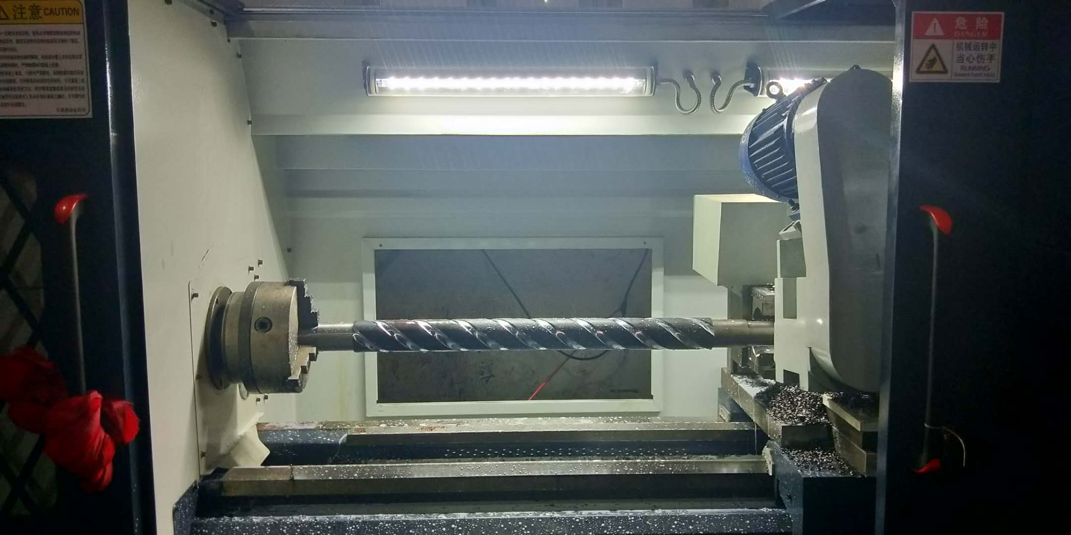 刻槽鉆桿專用數(shù)控旋風銑